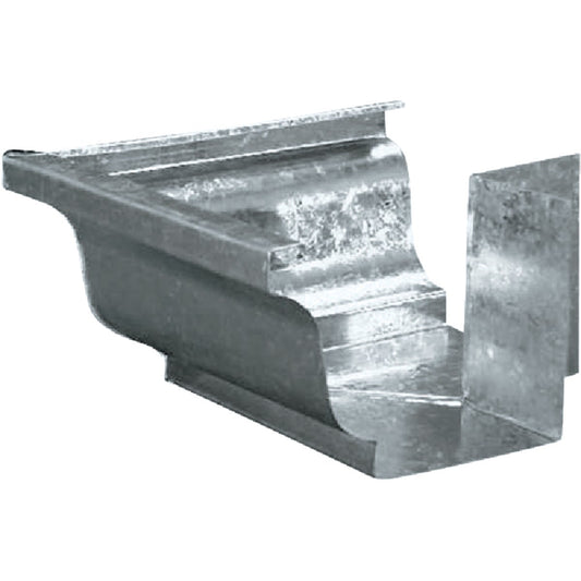 Amerimax 5 In. Galvanized Mitre Gutter Outside Corner