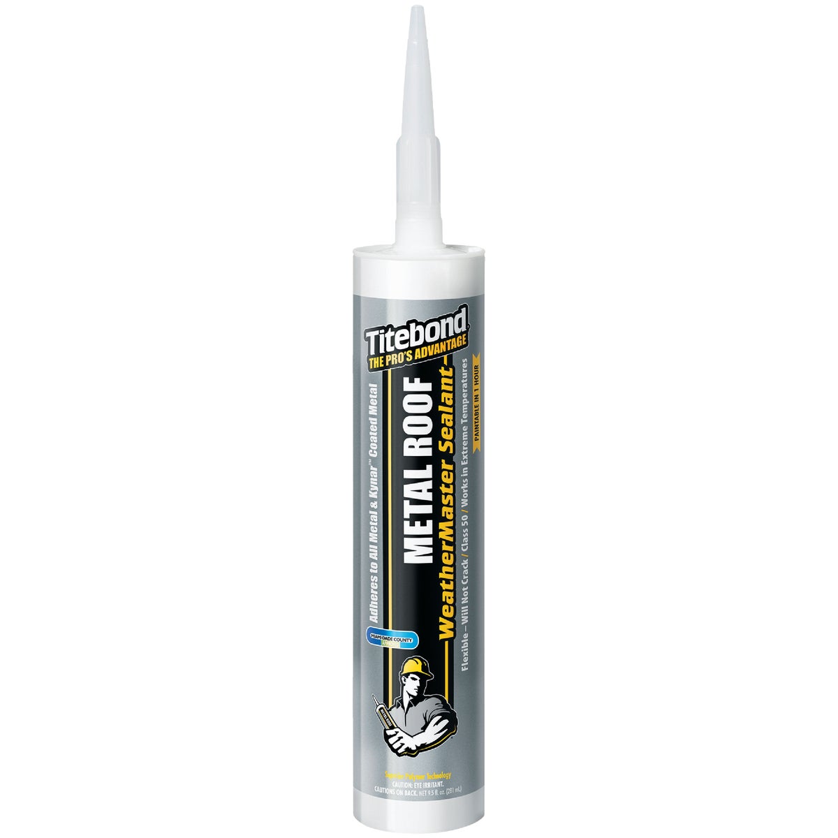 TiteBond Weathermaster 10 Oz. Black Metal Roof Sealant