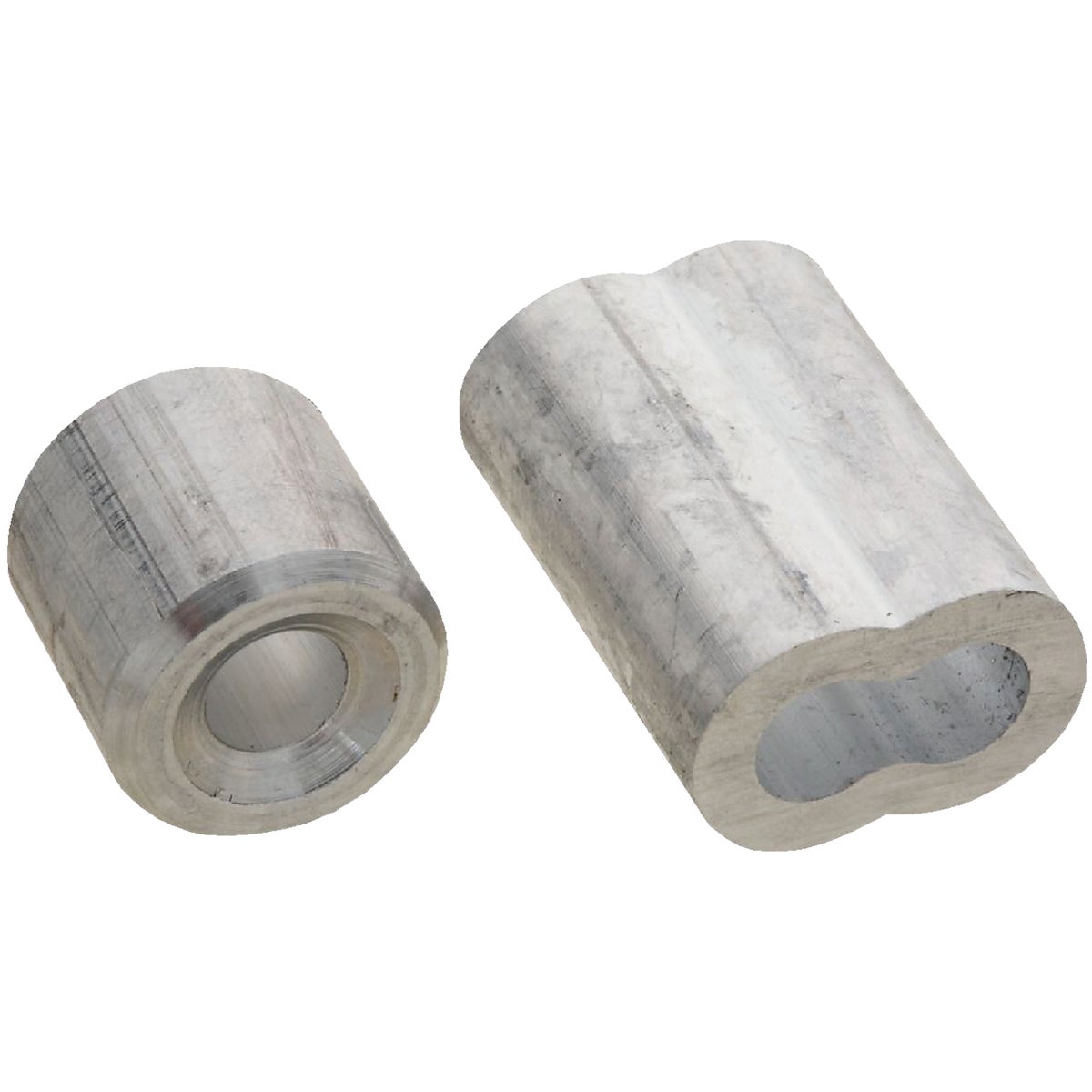 Prime-Line Cable Ferrules and Stops, 1/4", Aluminum