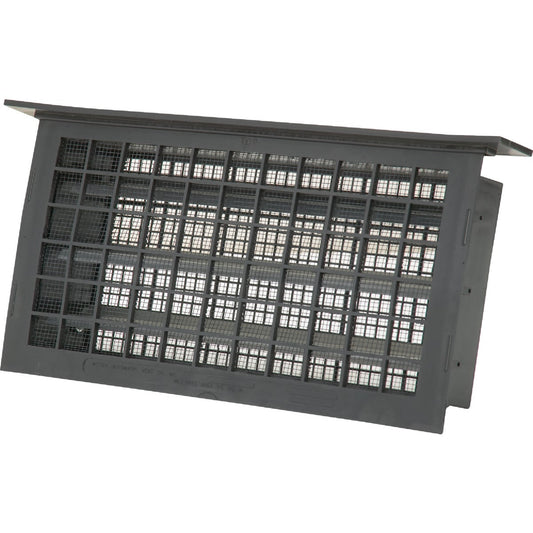 Witten 8 In. x 16 In. Black Automatic Foundation Ventilator with Lintel