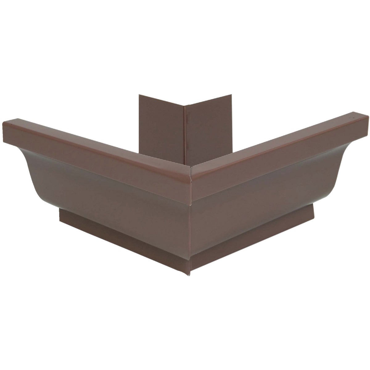 Amerimax 5 In. Galvanized Brown Mitre Gutter Outside Corner