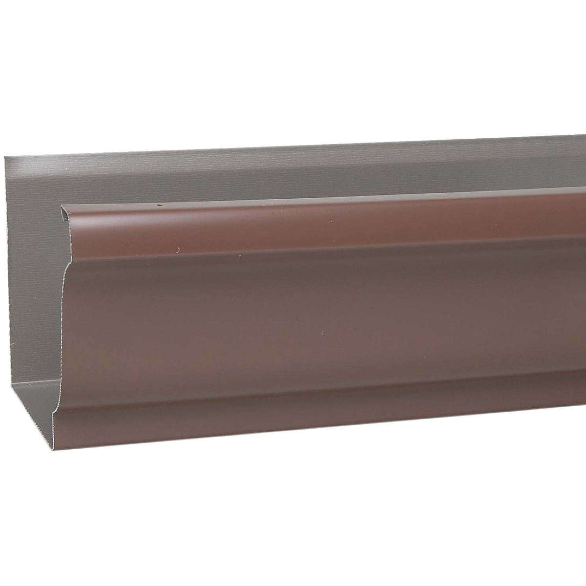 Amerimax 5 In. x 10 Ft. K-Style Brown Galvanized Gutter