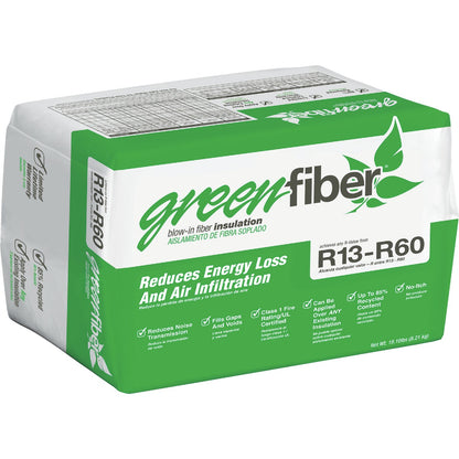 GreenFiber R-13 To R-60 19 Lb. Low Dust Cellulose Insulation