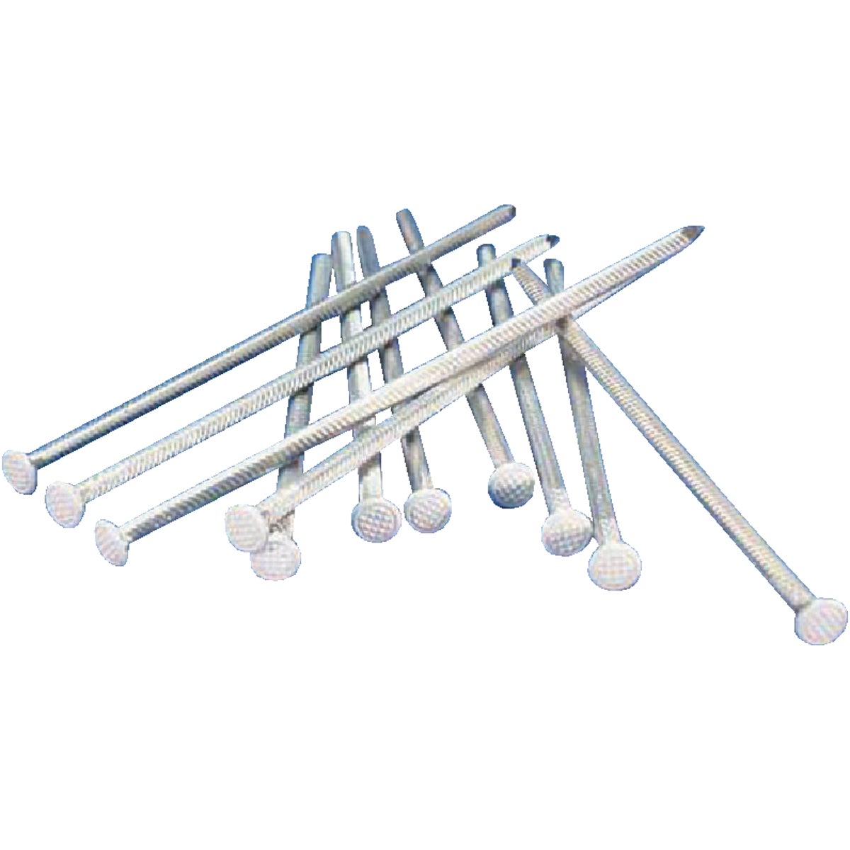 7 In. White Aluminum Gutter Spike, (500-Pack)