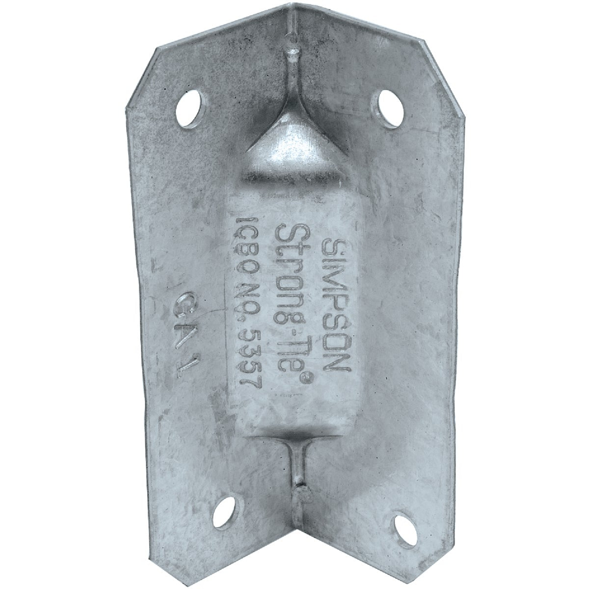 Simpson Strong-Tie 2-3/4 In. Galvanized Steel 18 ga Reinforcing Gusset Angle