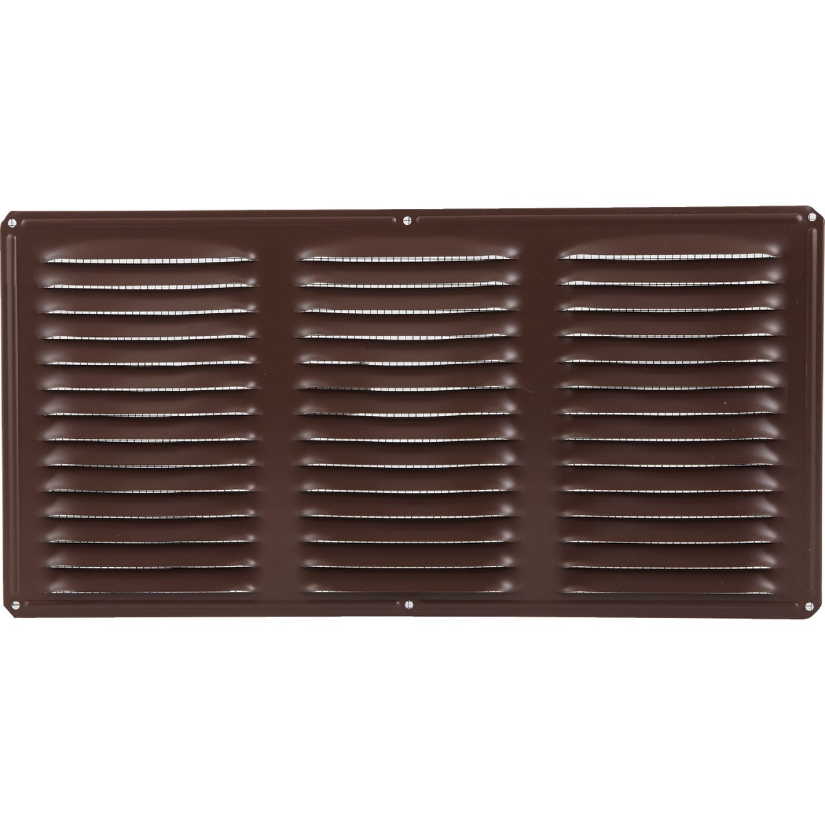 Air Vent 16 In. x 8 In. Brown Aluminum Under Eave Vent