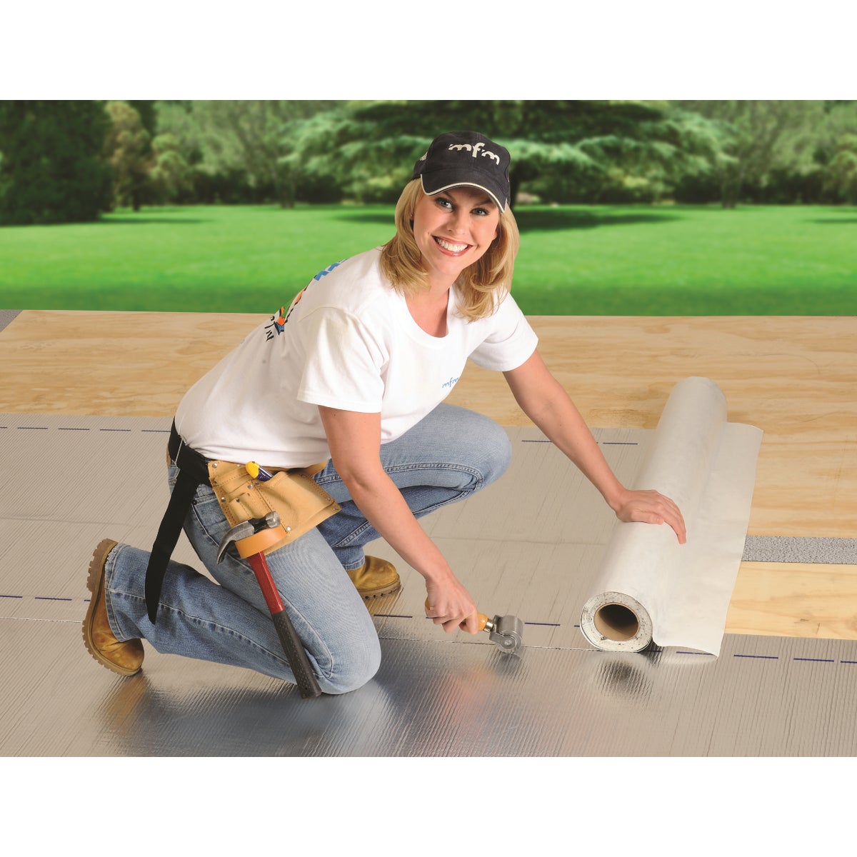 MFM Peel & Seal 36 In. X 33-1/2 Ft. Aluminum Roofing Membrane