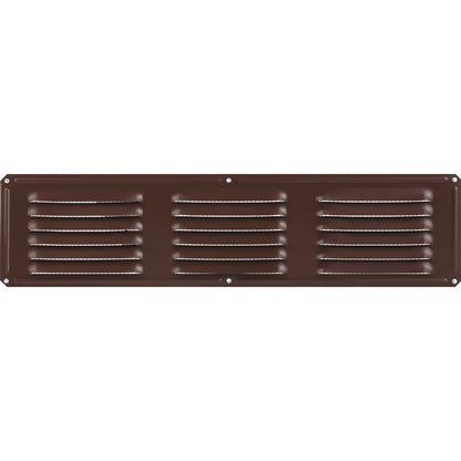 Air Vent 16 In. x 4 In. Brown Aluminum Under Eave Vent