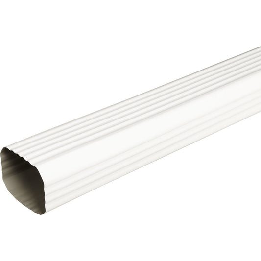 Spectra Metals 2 In. x 3 In. White Aluminum Downspout