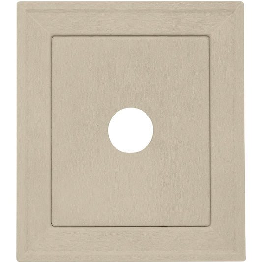 Ply Gem 8-3/16" x 8-3/16" Tan Vinyl Mounting Blocks