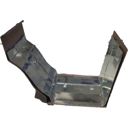 NorWesco 4 In. Galvanized Brown Slip-Joint Gutter Connector