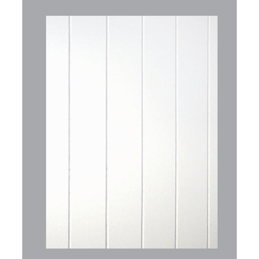 DPI 4 Ft. x 8 Ft. x 3/16 In. White Dover V-Groove Wall Paneling