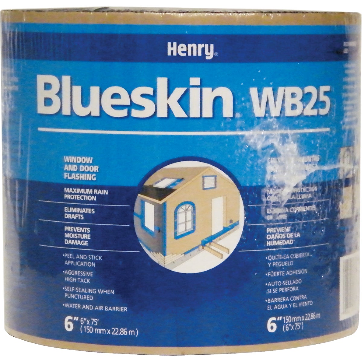 Henry Blueskin WB25 6 In. X 75 Ft. Window Wrap & Flashing Tape