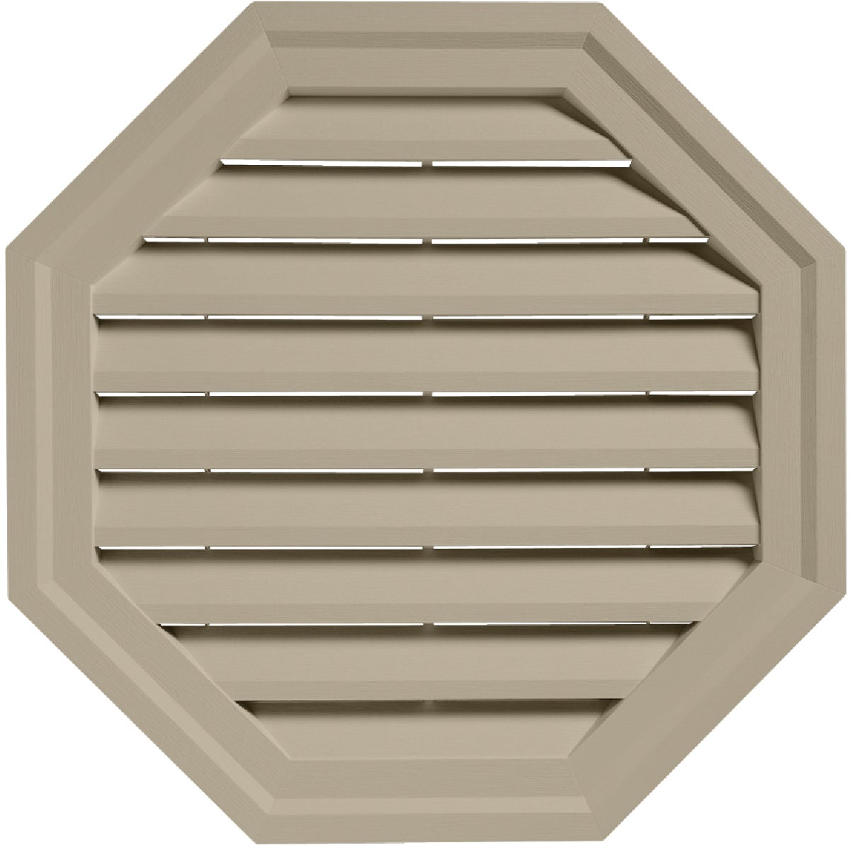 Ply Gem 18" Octagon Tan Gable Attic Vent