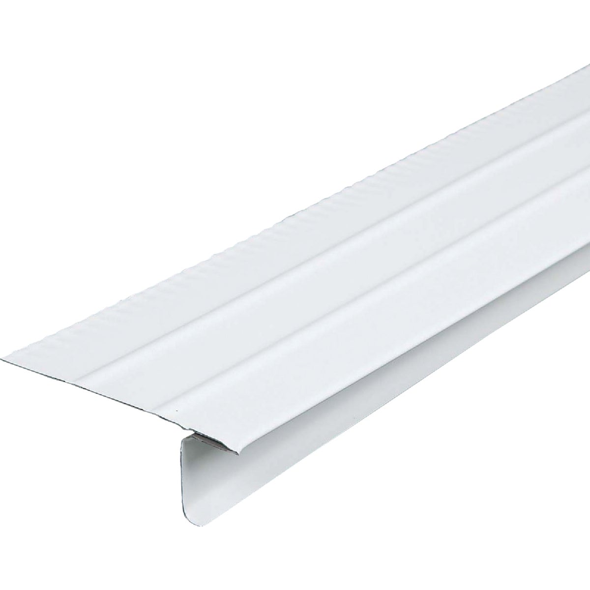 Amerimax F5 Galvanized Steel Drip Edge Flashing, White