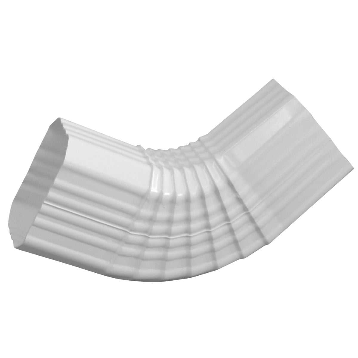 Repla K 2 x 3 In. Vinyl White Side Downspout Elbow