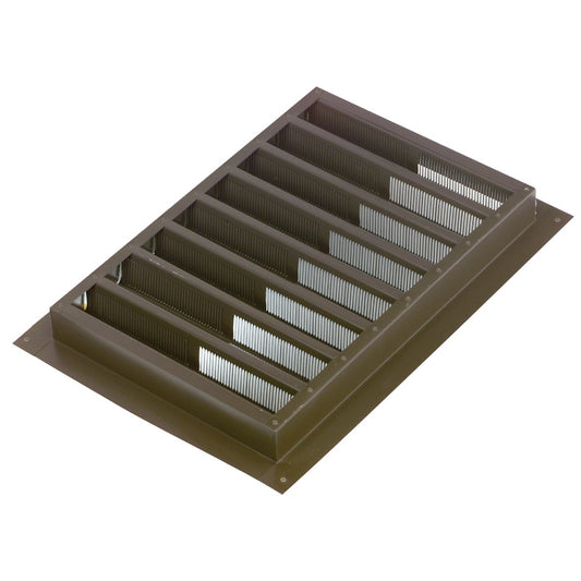 NorWesco 12" x 12" Square Brown Gable Attic Vent