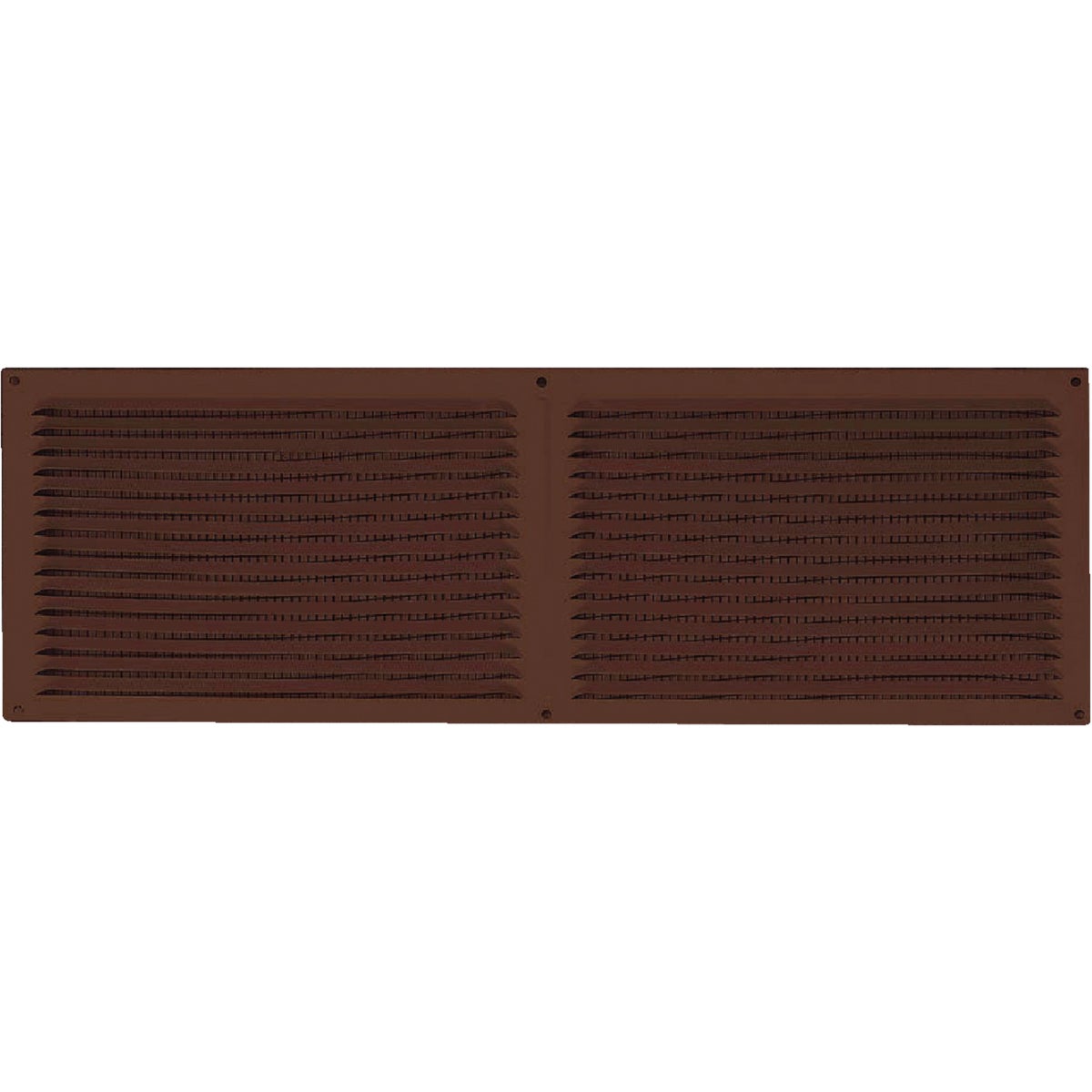 NorWesco 16 In. x 6 In. Brown Galvanized Soffit Ventilator