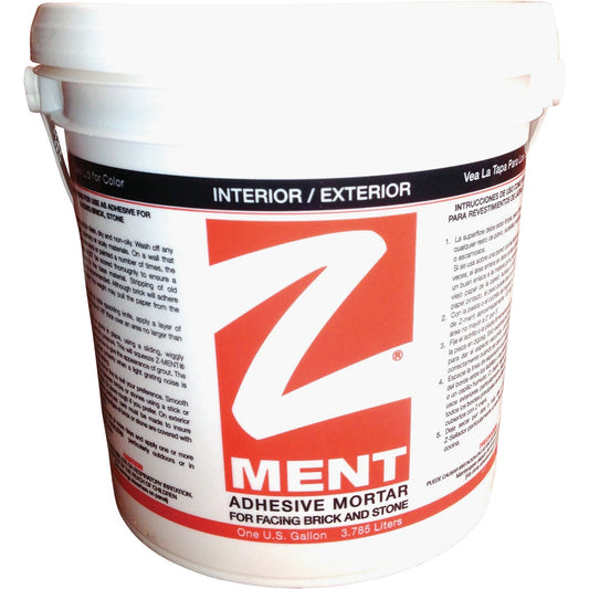 Z-MENT White 1 Gal. Brick & Stone Adhesive Mortar