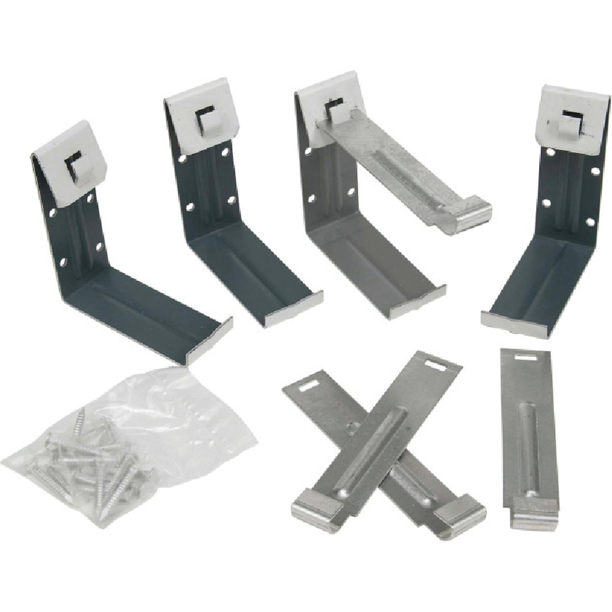 Amerimax K Style Aluminum White Gutter Hanger Bracket, 4-Pack