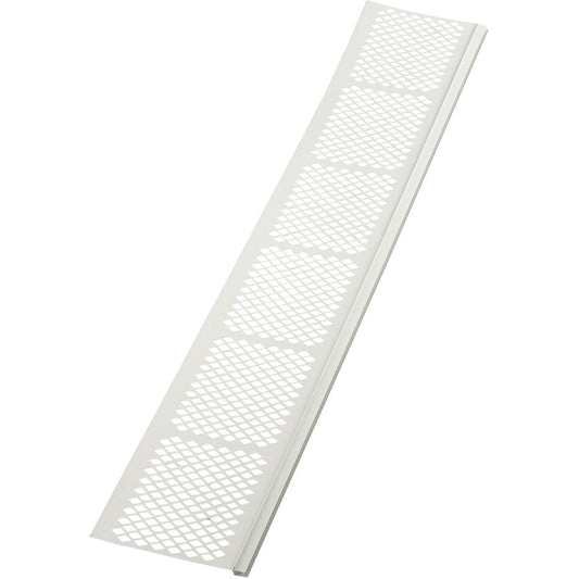 Amerimax 6-1/2 In. x 3 Ft. White Vinyl Gutter Guard