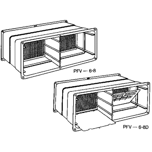 NorWesco 7-1/4 In. x 18-1/2 In. Adjustable Foundation Vent