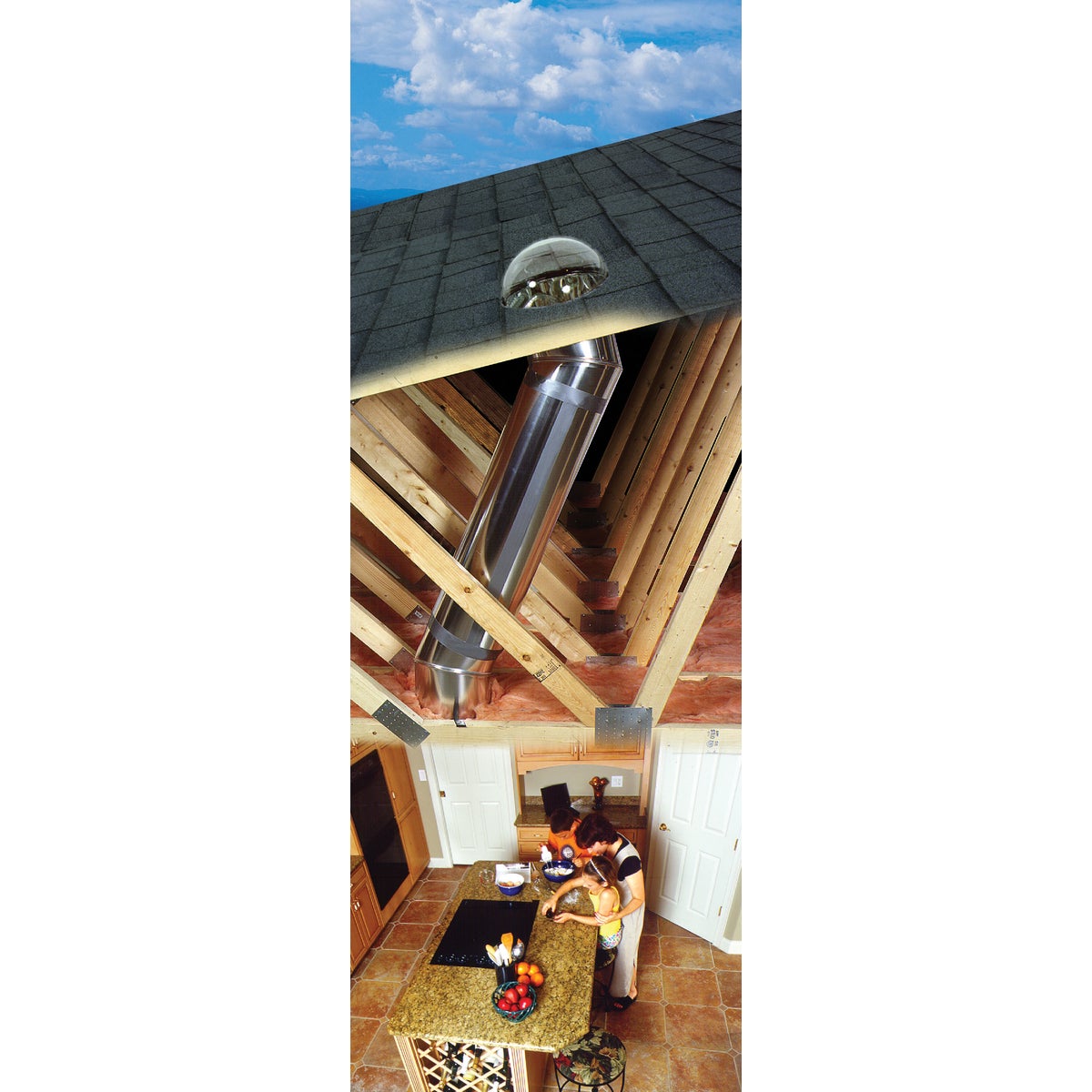 Sun Tek 10 In. W. x 50 In. L. Aluminum Rigid Tubular Skylight