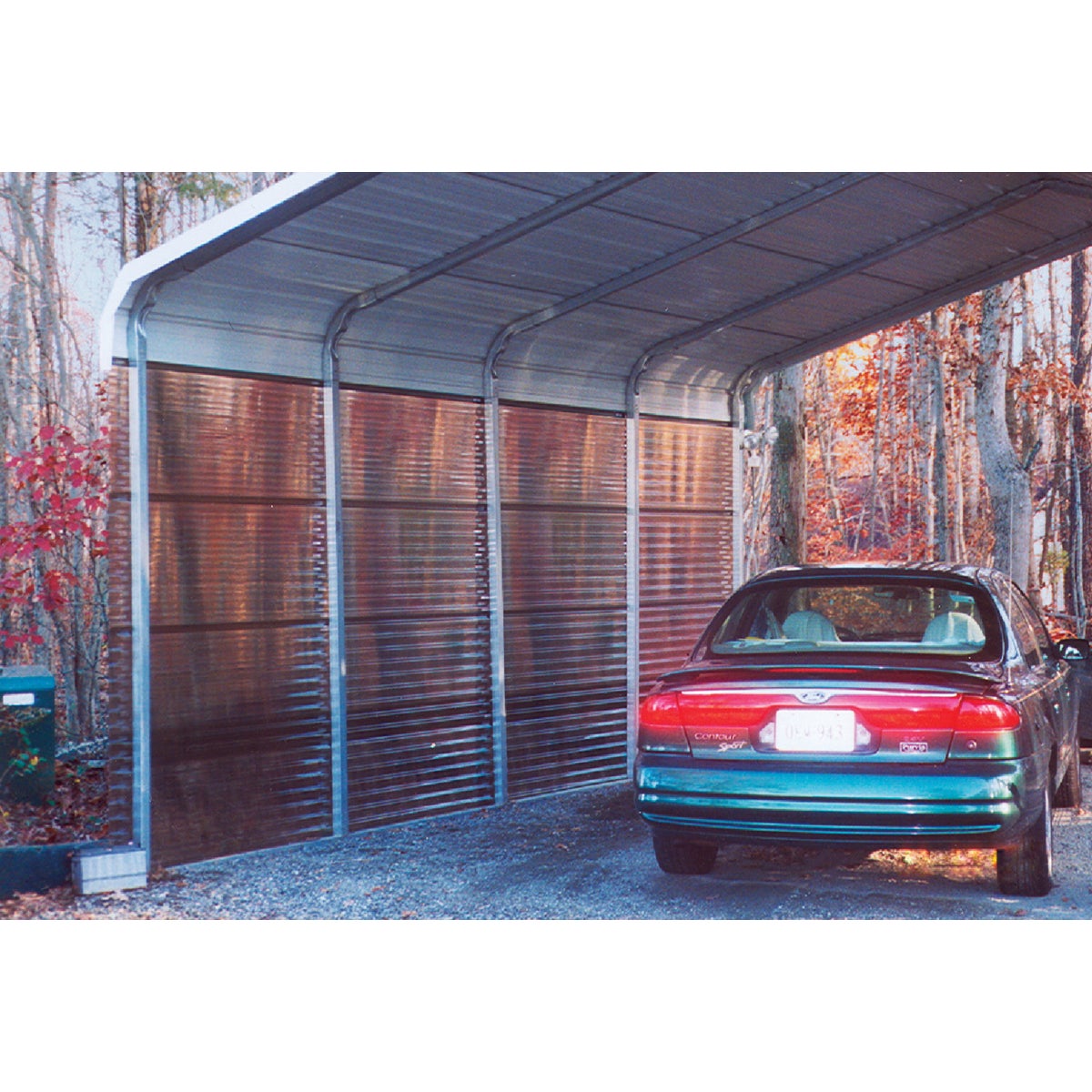 Tuftex PolyCarb 26 In. x 8 Ft. Smoke Square Wave Polycarbonate Corrugated Panels