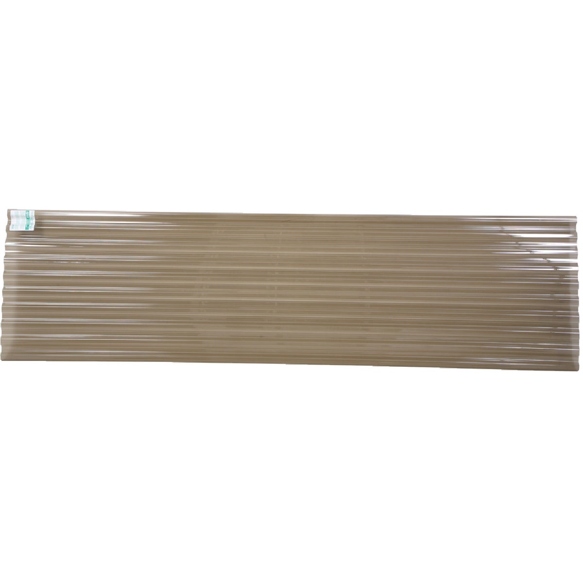 Tuftex PolyCarb 26 In. x 8 Ft. Smoke Square Wave Polycarbonate Corrugated Panels