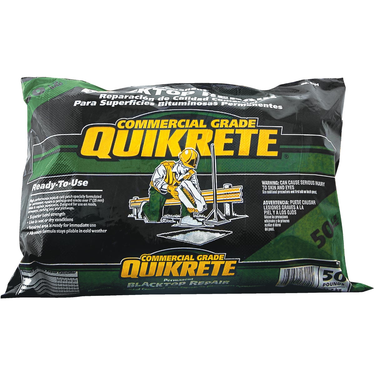 Quickrete 50 Lb. Commercial Grade Permanent Asphalt Repair & Patch