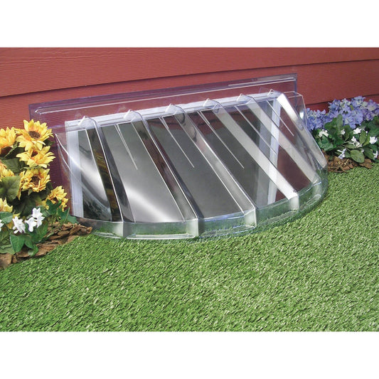 MacCourt 42 In. x 18 In. Plastic Window Well Cover