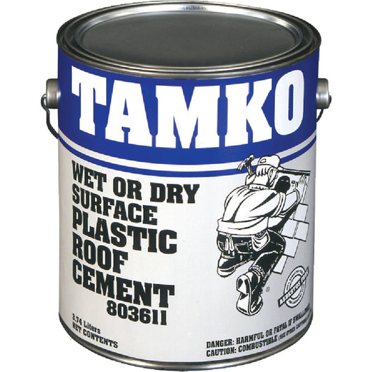 Tamko 1 Gal. Wet or Dry Surface Roof Cement