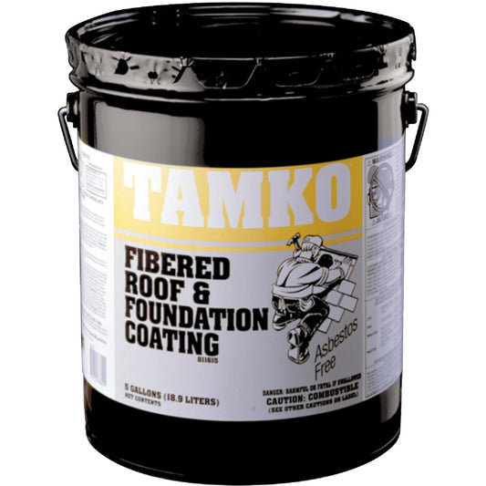 Tamko 5 Gal. Fibered Roof And Foundation Coating