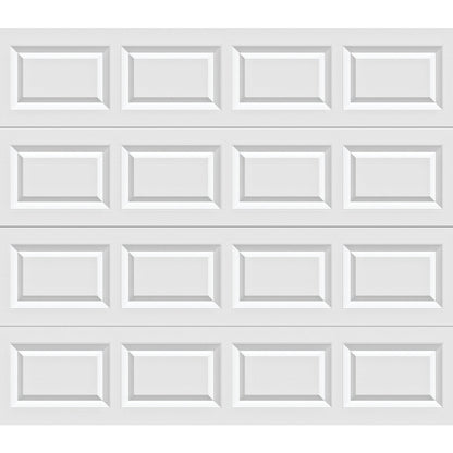 Holmes Bronze Series 9 Ft. W x 7 Ft. H White Steel Garage Door w/Extension Springs