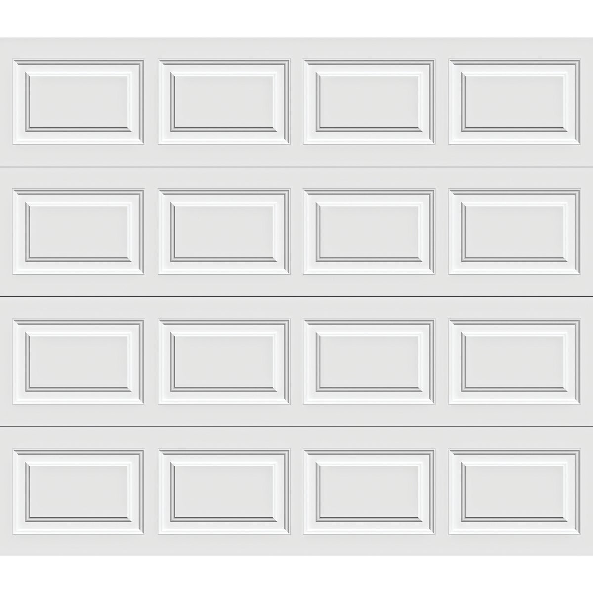 Holmes Gold Series 8 Ft. W x 7 Ft. H White Insulated Steel Garage Door w/Extension Springs