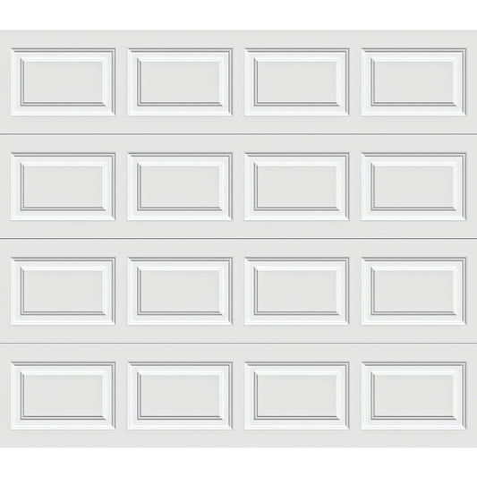 Holmes Gold Series 8 Ft. W x 7 Ft. H White Insulated Steel Garage Door w/Extension Springs