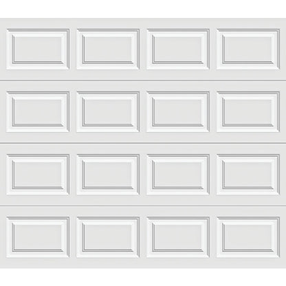 Holmes Gold Series 9 Ft. W x 7 Ft. H White Insulated Steel Garage Door w/Extension Springs