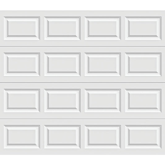 Holmes Gold Series 9 Ft. W x 7 Ft. H White Insulated Steel Garage Door w/Extension Springs