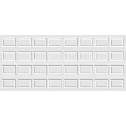 Holmes Gold Series 16 Ft. W x 7 Ft. H White Insulated Steel Garage Door w/EZ-Set Torsion Spring