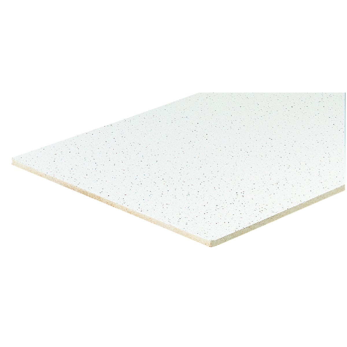 Radar Fissured 2 Ft. x 4 Ft. White Mineral Fiber Square Edge Suspended Ceiling Tile (8-Count)