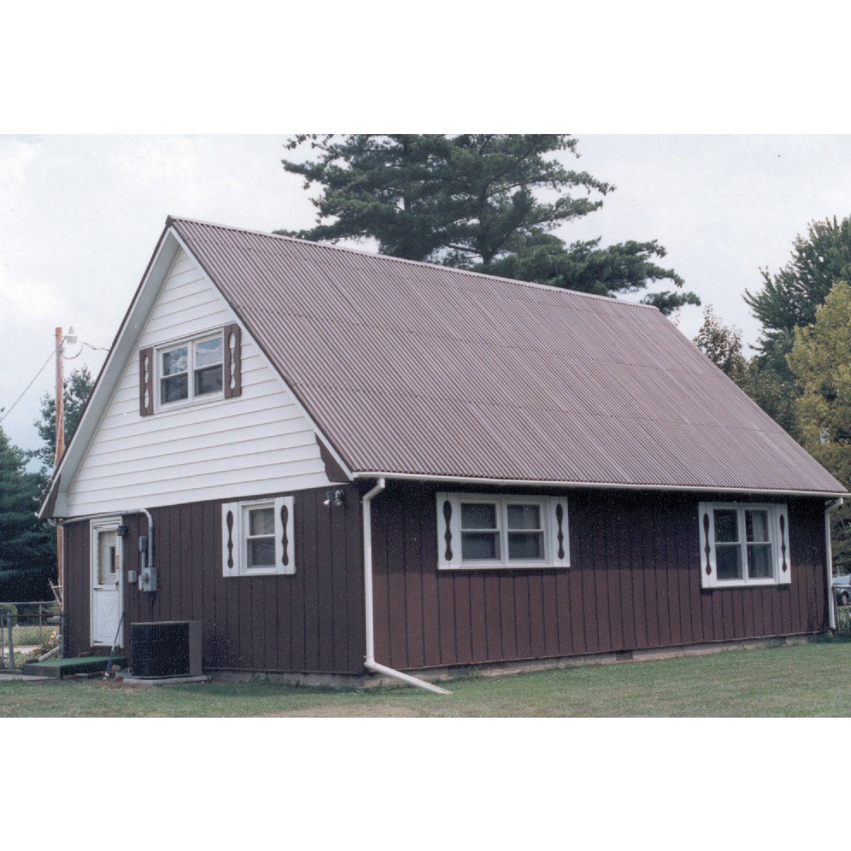 Ondura 48 In. x 79 In. Organic Fiber Core & Asphalt Brown Ondura Corrugated Roofing Panels