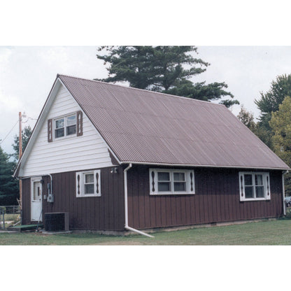 Ondura 48 In. x 79 In. Organic Fiber Core & Asphalt Brown Ondura Corrugated Roofing Panels