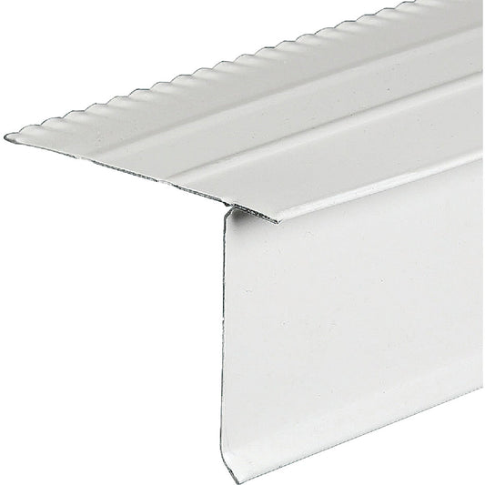 Amerimax F5S Aluminum Drip Edge Flashing, White