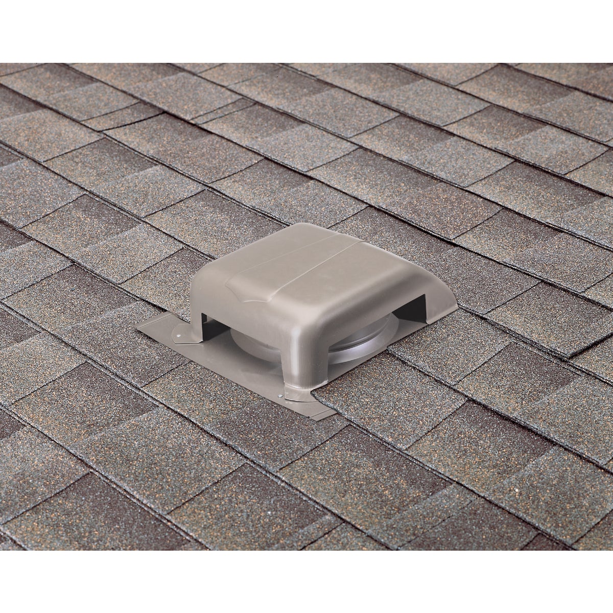 Airhawk 40 In. Weatherwood Galvanized Steel Slant Back Roof Vent