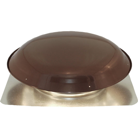 Ventamatic 1600 CFM Heavy-Duty Galvanized Steel Power Roof Mount Attic Vent Brown