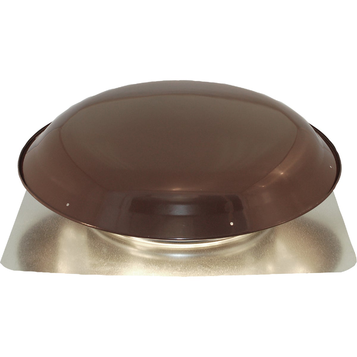 Ventamatic 1400 CFM Galvanized Steel Energy Efficient Power Roof Mount Attic Vent Brown