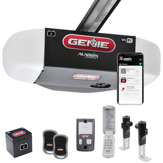 Genie StealthDrive 7155 Connect Smartphone-Controlled Belt Drive Garage Door Opener