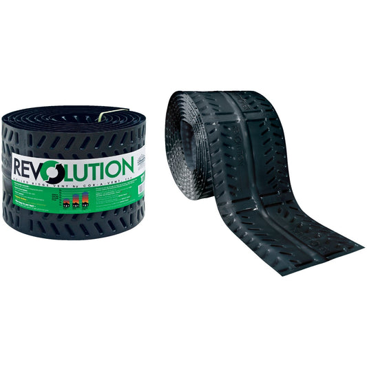 Cor-A-Vent Revolution 11 In. x 20 Ft. Rolled Ridge Vent