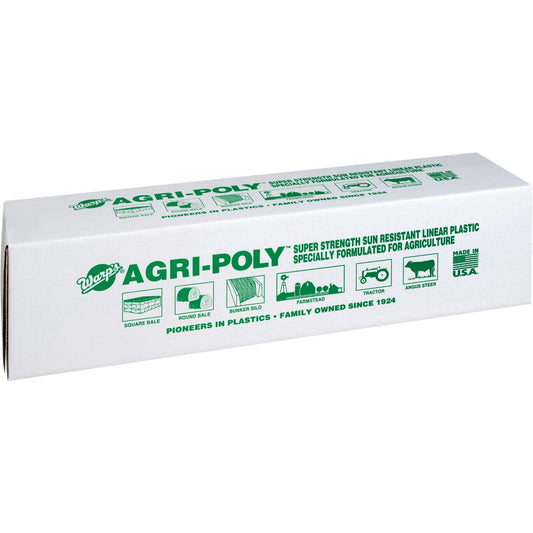 Warp's Agri-Poly 40 Ft. x 100 Ft. x 6 Mil. Clear 1-Year UV Agricultural Film