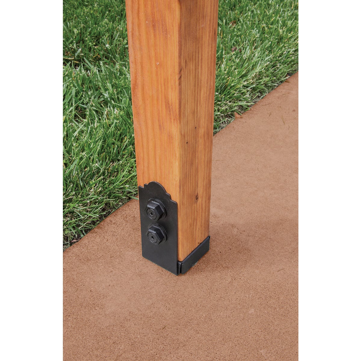 Simpson Strong-Tie Outdoor Accents 4 In. x 4 In. Z-Max APB Post Base